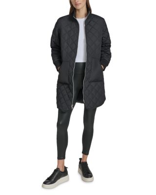 Ladies Woven Quilted Jacket 