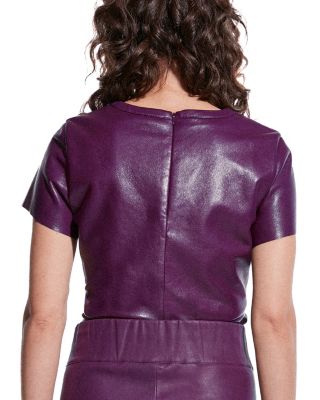  New Guard Recycled Leather Tee