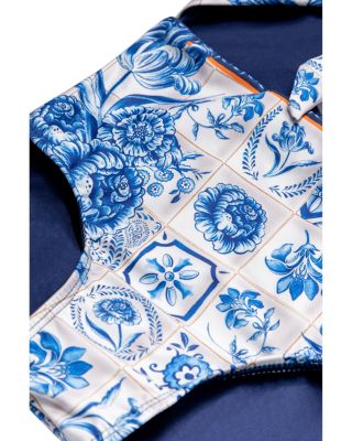 Girls' Iliana Azure Tie 1 Piece Swimsuit - Little Kid, Big Kid