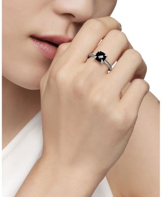 Ch&acirc;telaine&reg; Ring with Black Onyx and Diamonds