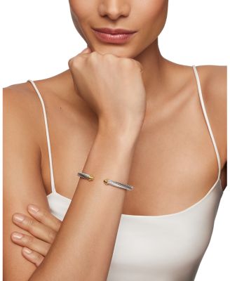 Cable Classics Bracelet with 14K Gold, 5mm