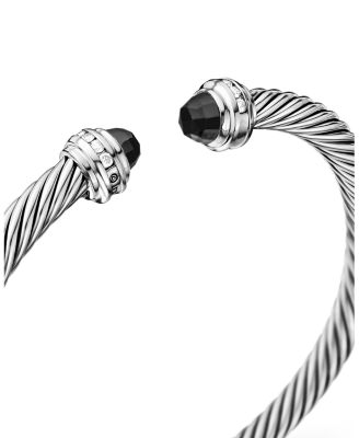 Cable Classics Bracelet with Black Onyx & Diamonds