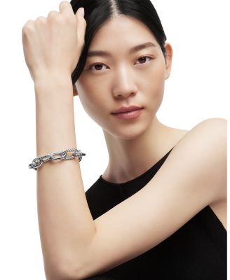 DY Madison&reg; Chain Bracelet in Sterling Silver, 13.5mm
