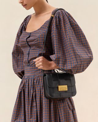 Desi Leather Flap Crossbody