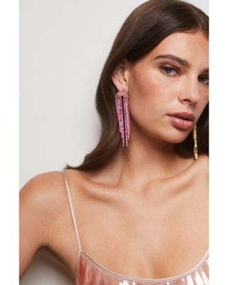 Starlet Cascading Stone Statement Earrings