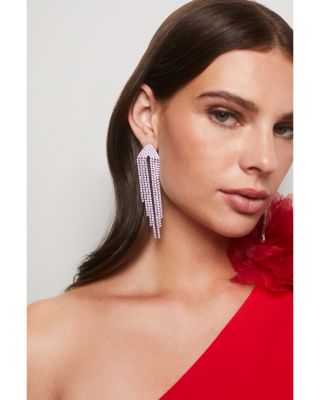Starlet Cascading Stone Statement Earrings