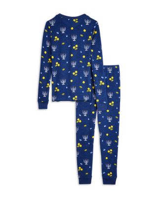 Unisex Menorah Printed Pajama Set - Little Kid, Big Kid