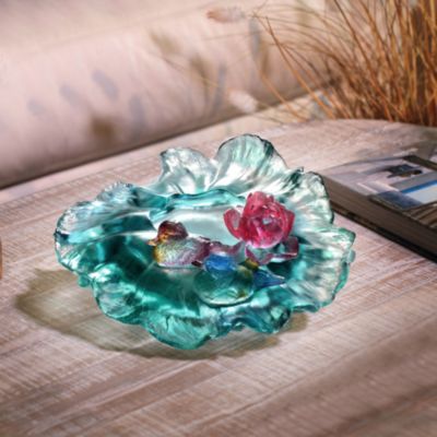 Crystal Lotus Flower Vase, Overflow of Beauty