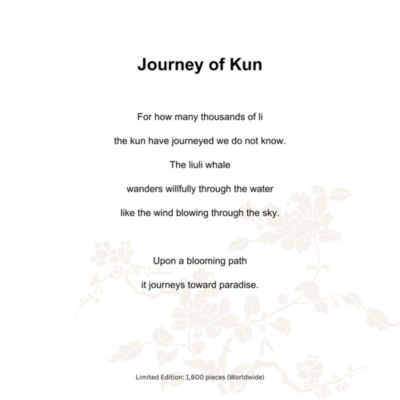 Crystal Flower Whale Journey of Kun