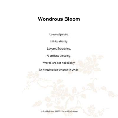 Peony Flower Figurine, Wonderous Bloom