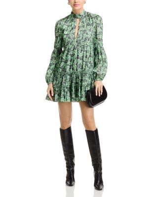 Bessie Keyhole Mini Dress