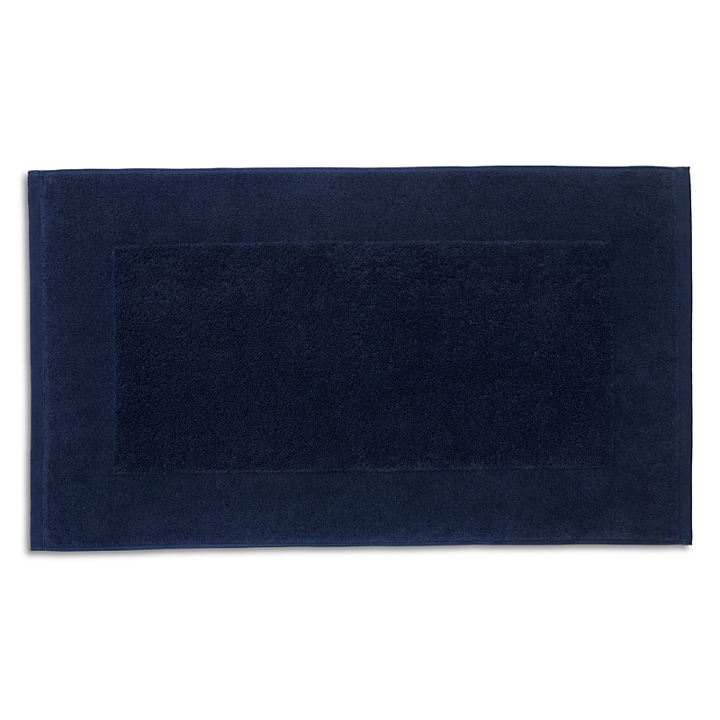 Sferra Bello Nuovo Combed Cotton Bath Mat In Navy