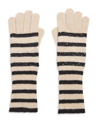 Jocelyn - Sequin Striped Gloves