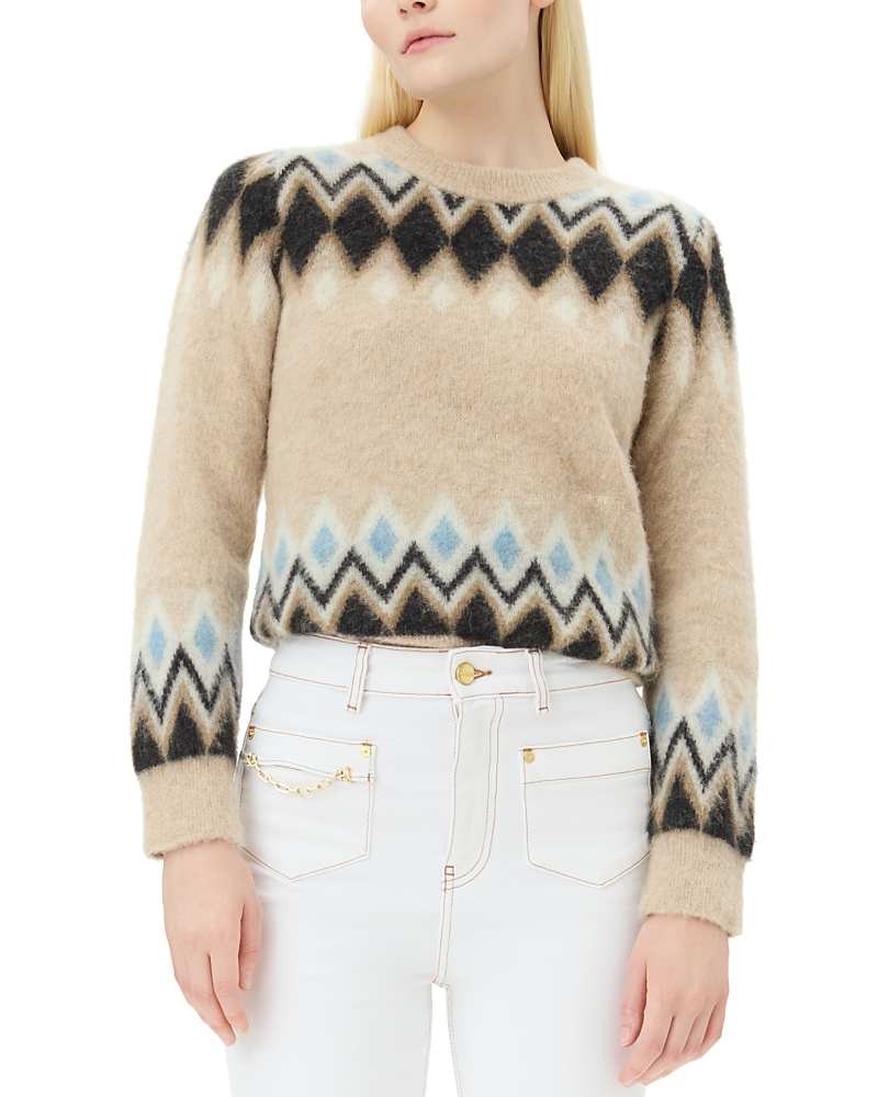 Ganni Multicolor Fine Brushed Sweater