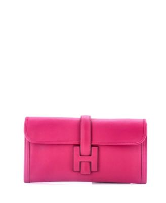 Pre-Owned Hermes 29 Jige Elan Clutch Swift