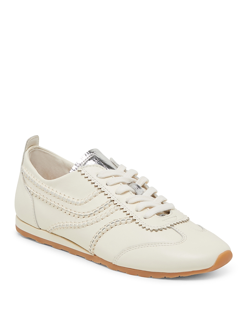 Dolce Vita Women's Delany Low Profile Lace-up Sneakers In Toffee Nubuck