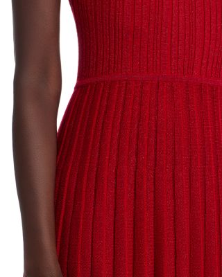 Mock Neck Midi Dress