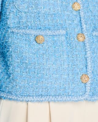 Tweed Collarless Jacket - Exclusive