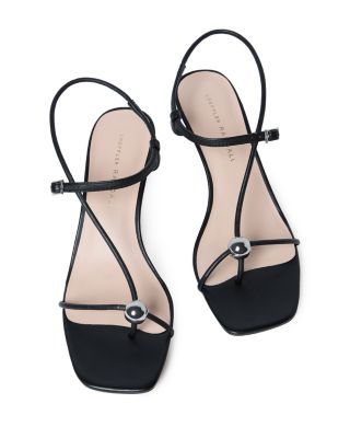 Women's Strappy Embellished High Heel Sandals