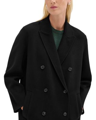 Double Breasted Coat in Double Face Wool & Cashmere