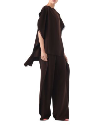 Mid Rise Crepe Pants