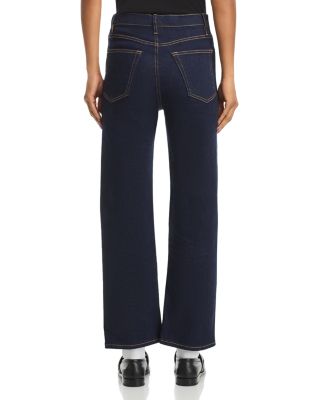 Le Sleek Straight High Rise Cropped Jeans in Stargirl