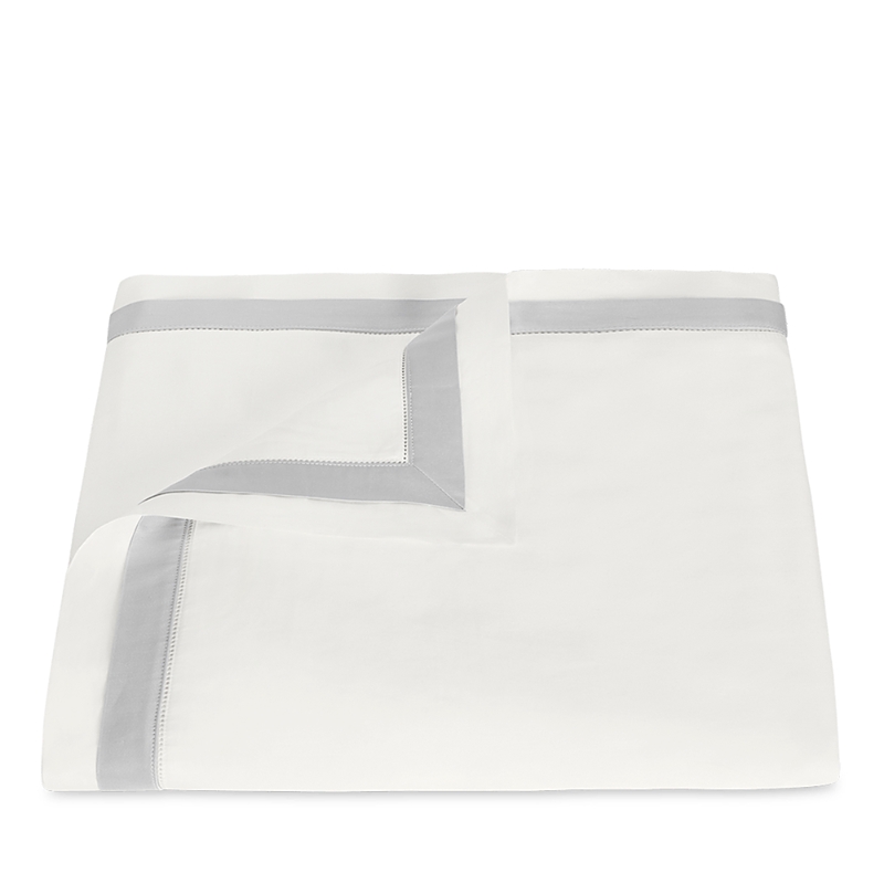 Matouk Ambrose Sateen Duvet Cover, Full/queen In Blue