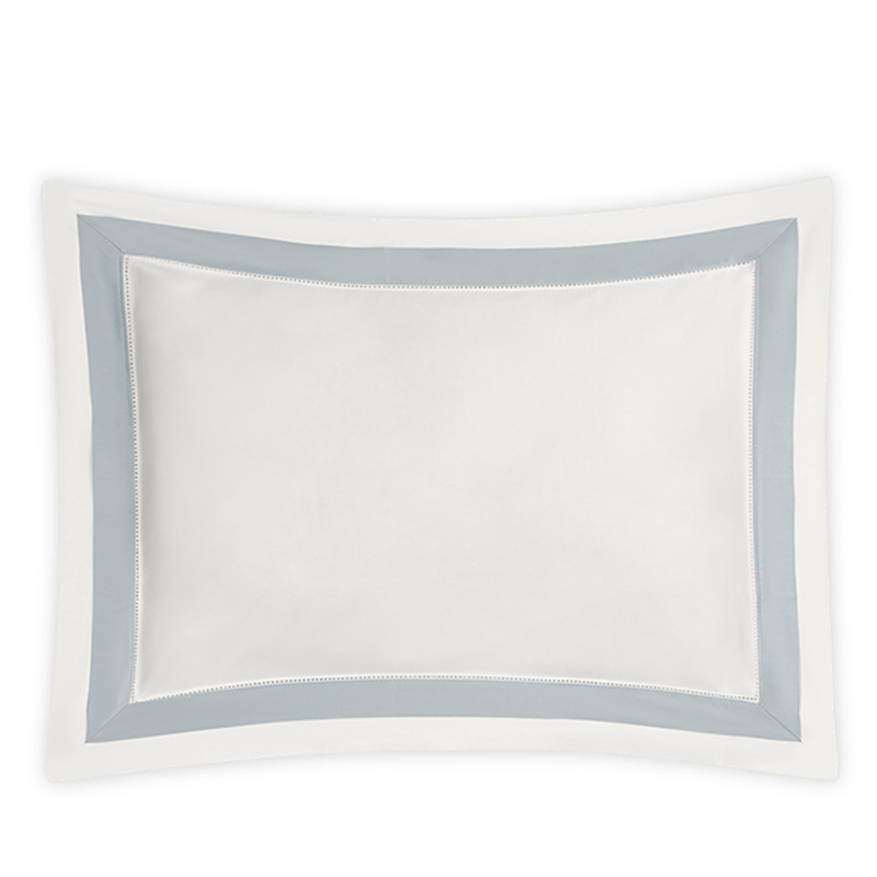 Matouk Ambrose Standard Sham In Bone/pool