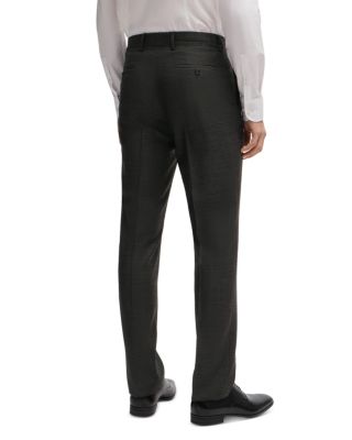 H-Huge Weave Textured Wool Slim Fit Suit