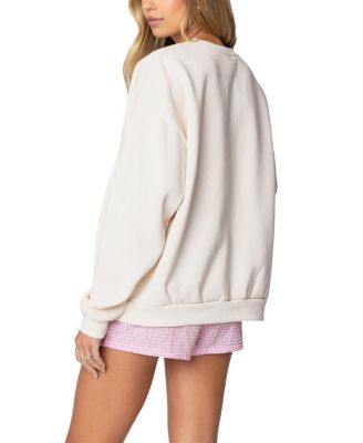 Bow Brat Printed Sweatshirt