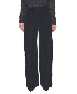 AS by DF - Fiona Velvet Straight Leg Trousers