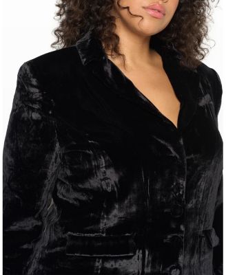 Fiona Velvet Boyfriend Blazer