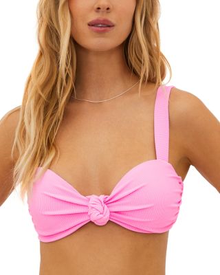 Sophia Ribbed Bikini Top & Highway Bikini Bottom