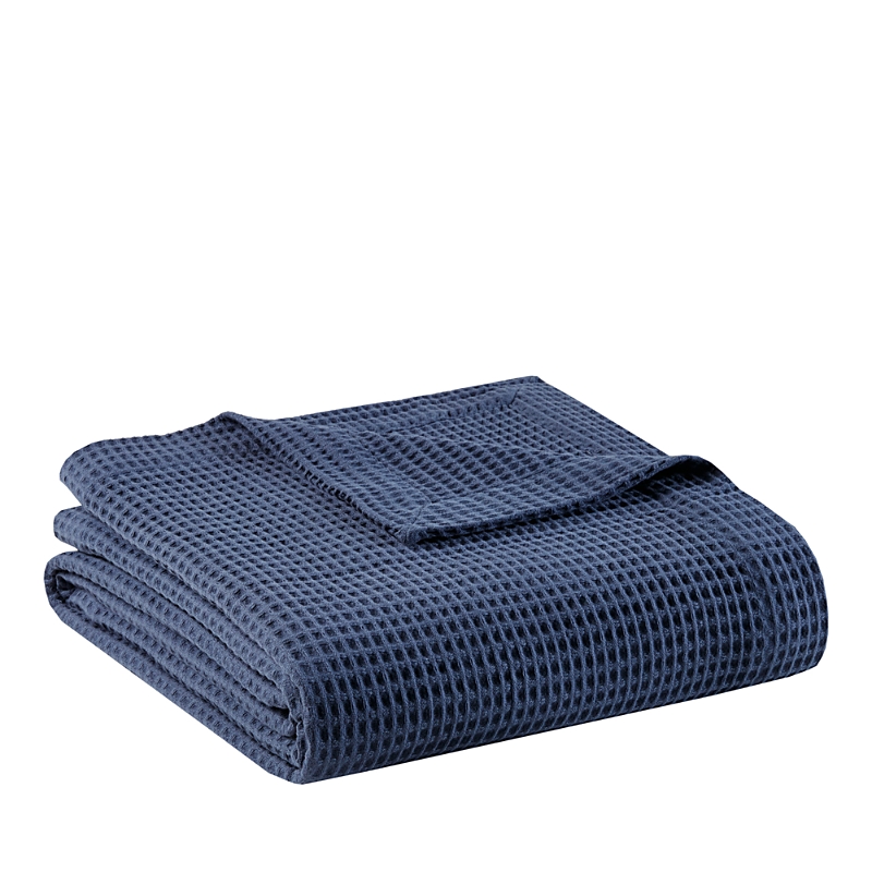 Beautyrest Waffle Weave Blanket, King In Indigo