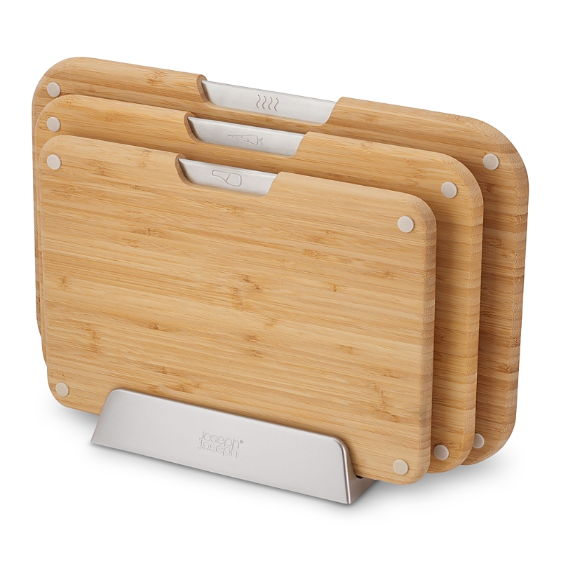 Joseph Joseph 3pc Nest Boards Bamboo Cutting Board Set In Beige/khaki
