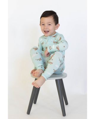 Unisex Vintage Airplanes Convertible Footie - Baby