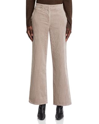 Cotton Corduroy Wide Leg Pants
