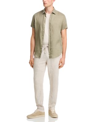 Linen Drawstring Pants