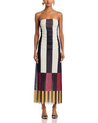 Daphne Striped Tube Dress