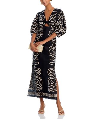 Gaia Linen Cutout Dress