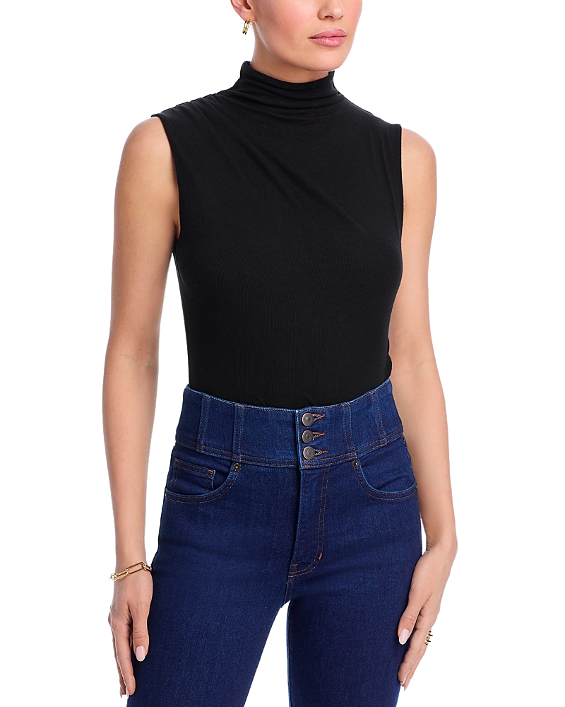 Veronica Beard Mylie Sleeveless Top in Black