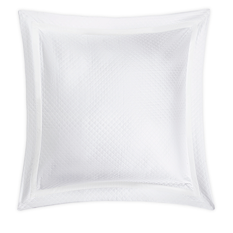 Matouk Lowell Diamond Matelasse Euro Sham In Bone