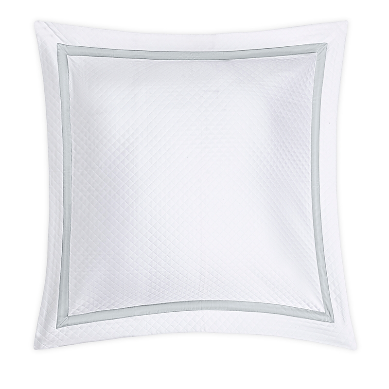 Matouk Lowell Diamond Matelasse Euro Sham In Pool