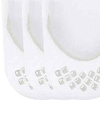 Step Cotton Blend Solid Medium Cut No Show Socks, Pack of 3