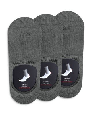 Step Cotton Blend Solid High Cut No Show Socks, Pack of 3