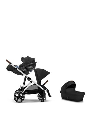 Cybex - Gazelle S 2 Single to Double + Cloud G Lux Travel System with Gazelle S 2 Cot