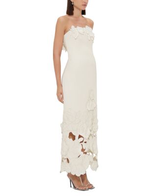 Rayna Crepe Strapless Dress