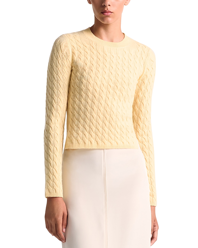 ALTUZARRA MILLA CASHMERE CABLE KNIT SWEATER