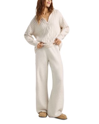 Splendid - Stassi Cable Knit Polo Sweater & Pants