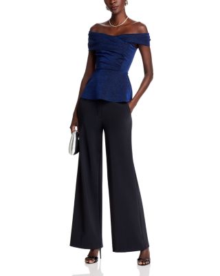 Mique Shimmer Off The Shoulder Top